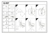 Sedia direzionali da ufficio Qwin-557 Marrone (1)