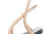 Sedia in legno di faggio 002 Naturale / Nero, l57xL56xH85 cm (5)