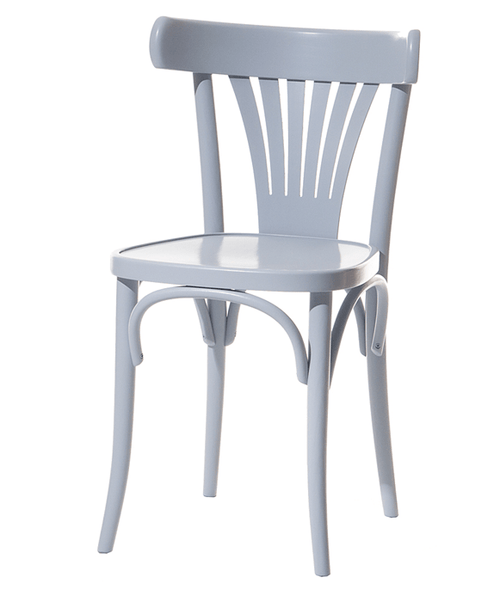 Sedia in legno di faggio 056 Grigio, l44,5xL48xH80 cm