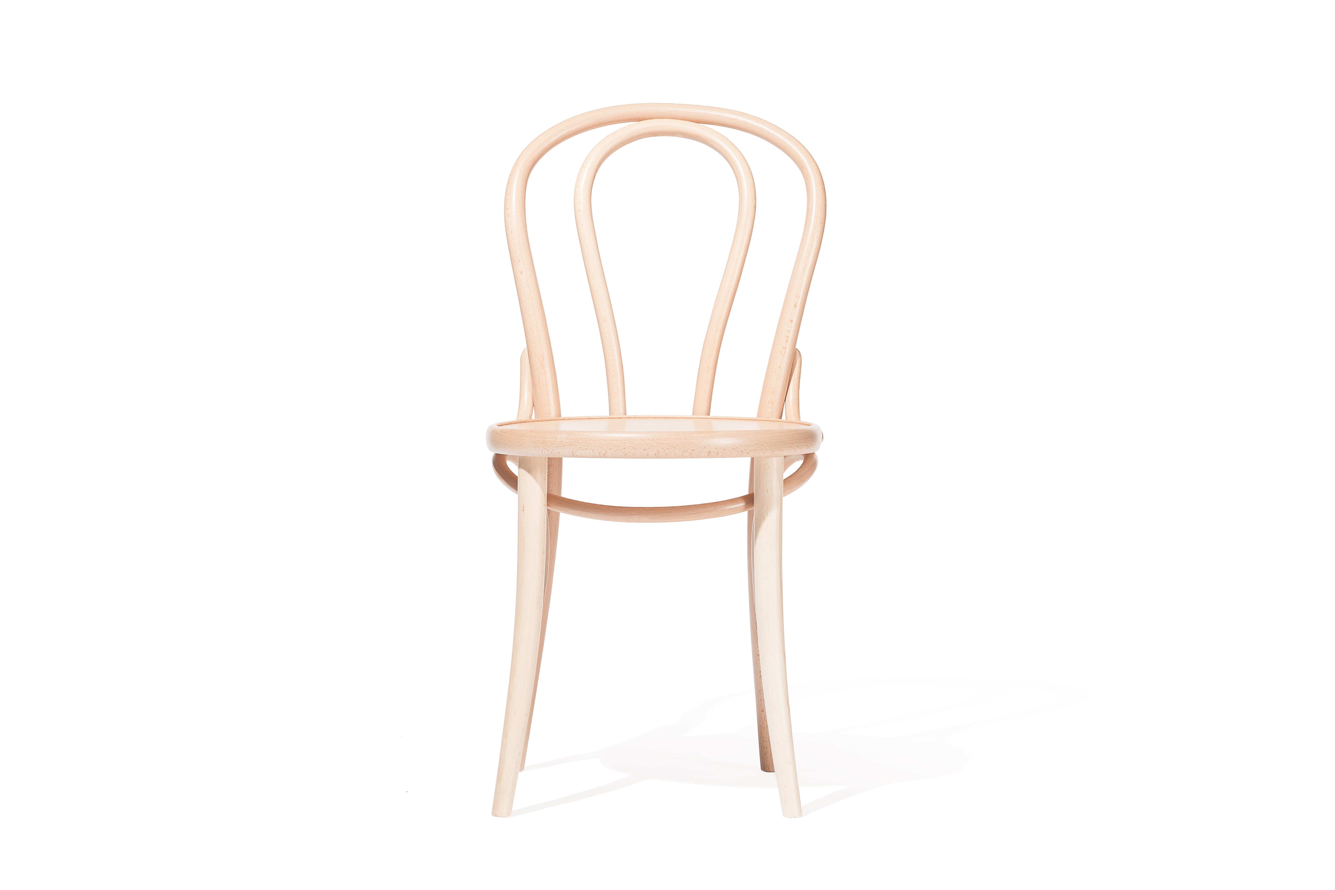 Sedia in legno di faggio 18 Naturale, L41xL51,5xH84 cm (5)