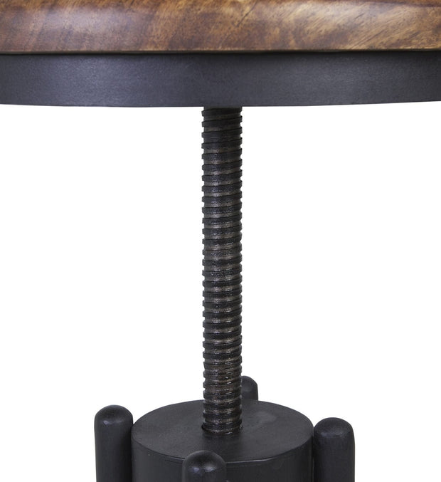 Sedia in legno e metallo Pipa Noce (7)