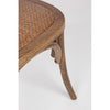 Sedia in legno e rattan Globo Marrone (4)