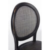 Sedia in legno e rattan Globo Nero (4)