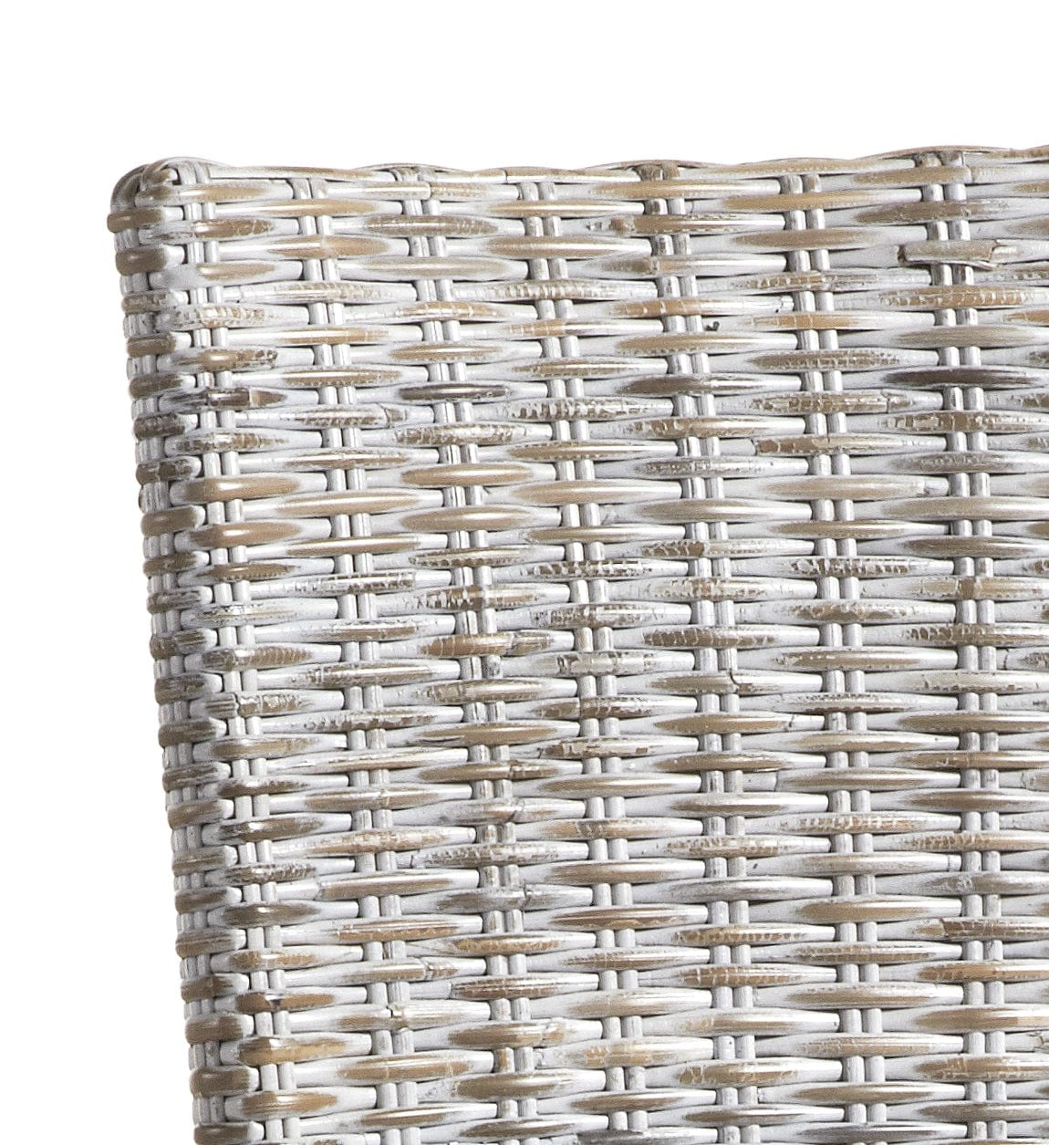 Sedia in legno e rattan New White Salsa Bianco (2)