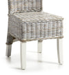 Sedia in legno e rattan New White Salsa Bianco (3)