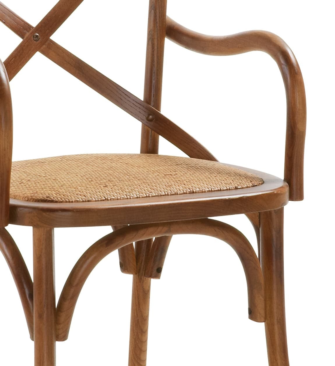 Sedia in legno e rattan Paris Plus Quercia (4)