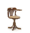 Sedia in legno e rattan Star Noce