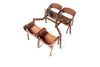 Sedia in noce Merano Noce, L47,5xL39xH78 cm (3)