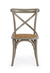 Sedia in rattan Cross Grigio (4)