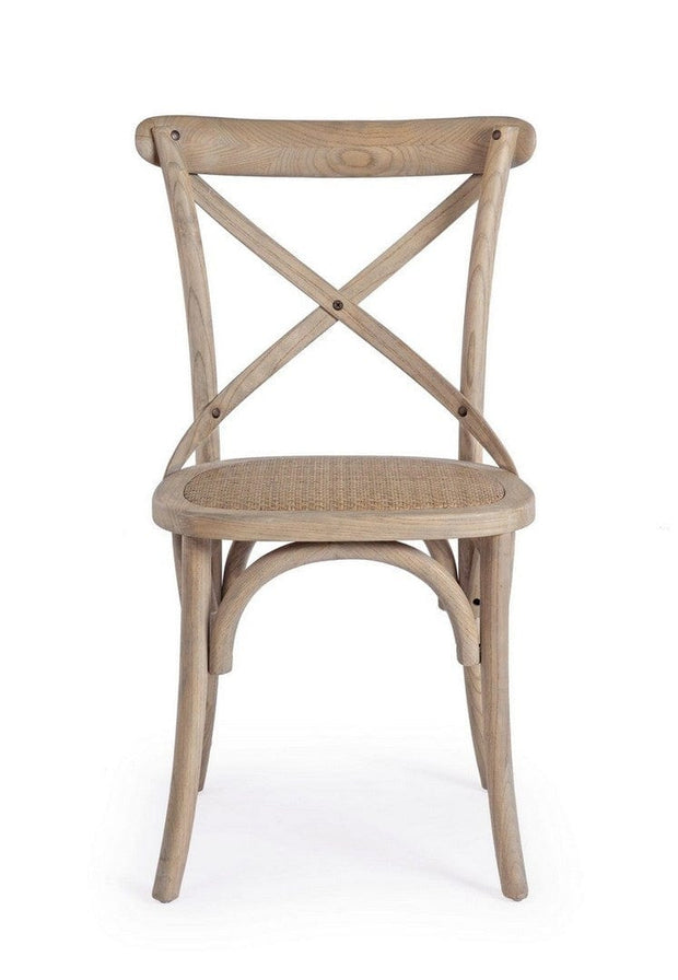 Sedia in rattan Cross Naturale (4)