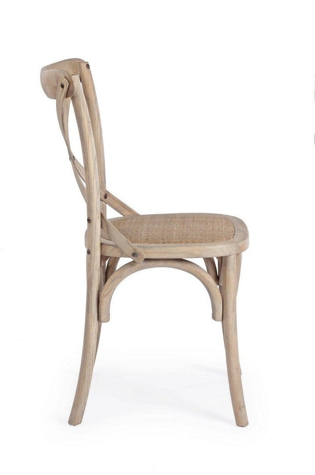 Sedia in rattan Cross Naturale (6)