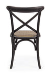 Sedia in rattan Cross Nero (4)