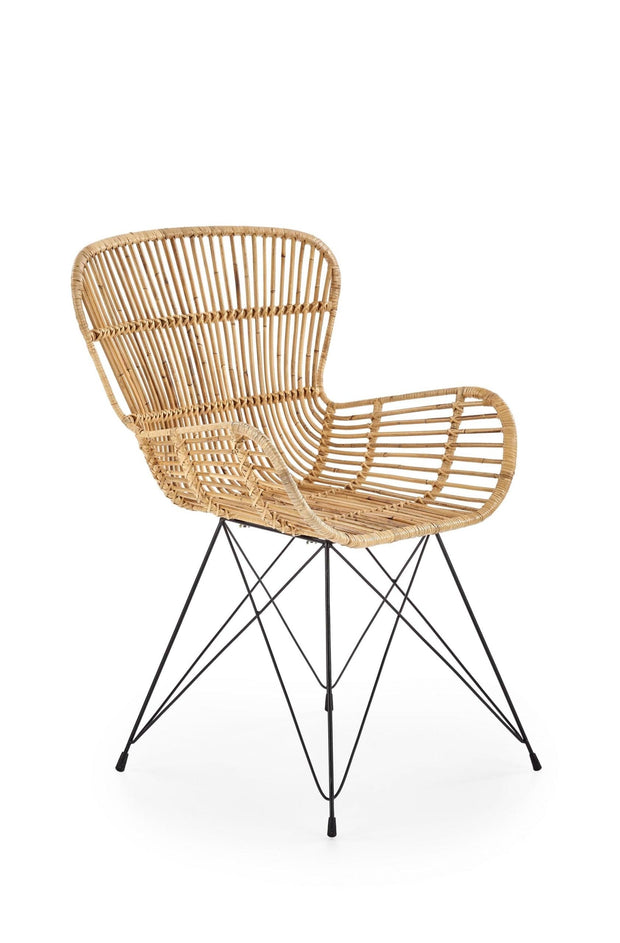 Sedia in rattan naturale Kai-335 Naturale