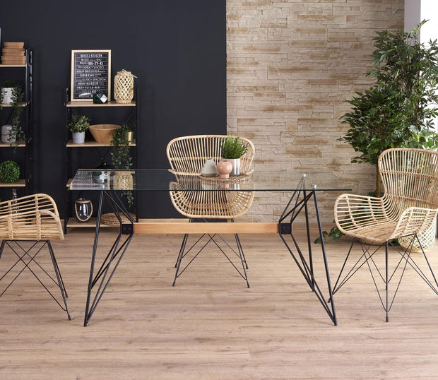 Sedia in rattan naturale Kai-335 Naturale (1)