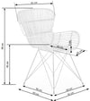 Sedia in rattan naturale Kai-335 Naturale (2)