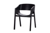 Sedia in rovere Merano Black, l47,5xL39xH78 cm (1)