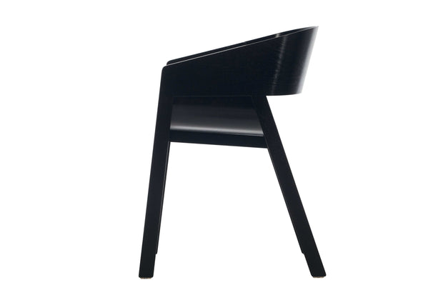 Sedia in rovere Merano Black, l47,5xL39xH78 cm (3)