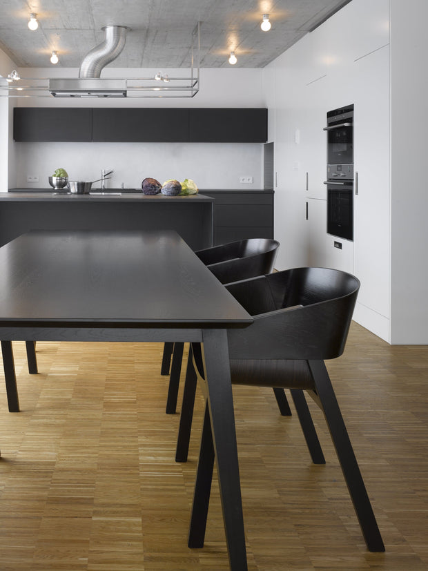 Sedia in rovere Merano Black, l47,5xL39xH78 cm (8)