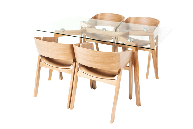 Sedia in rovere Merano Natural, L47,5xL39xH78 cm (5)