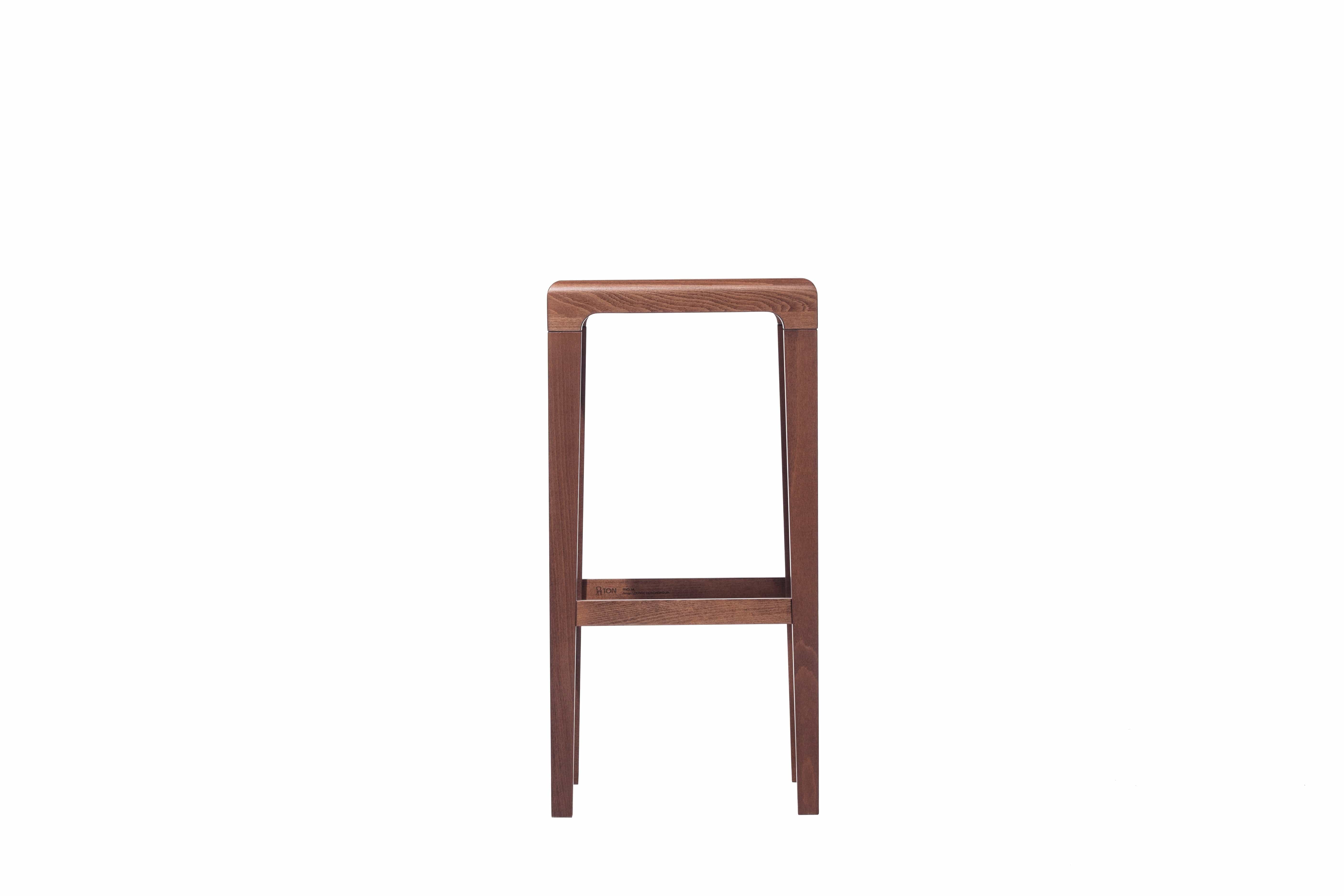 Sedia in rovere Rioja Brown Small, l32xl32xh64 cm (2)