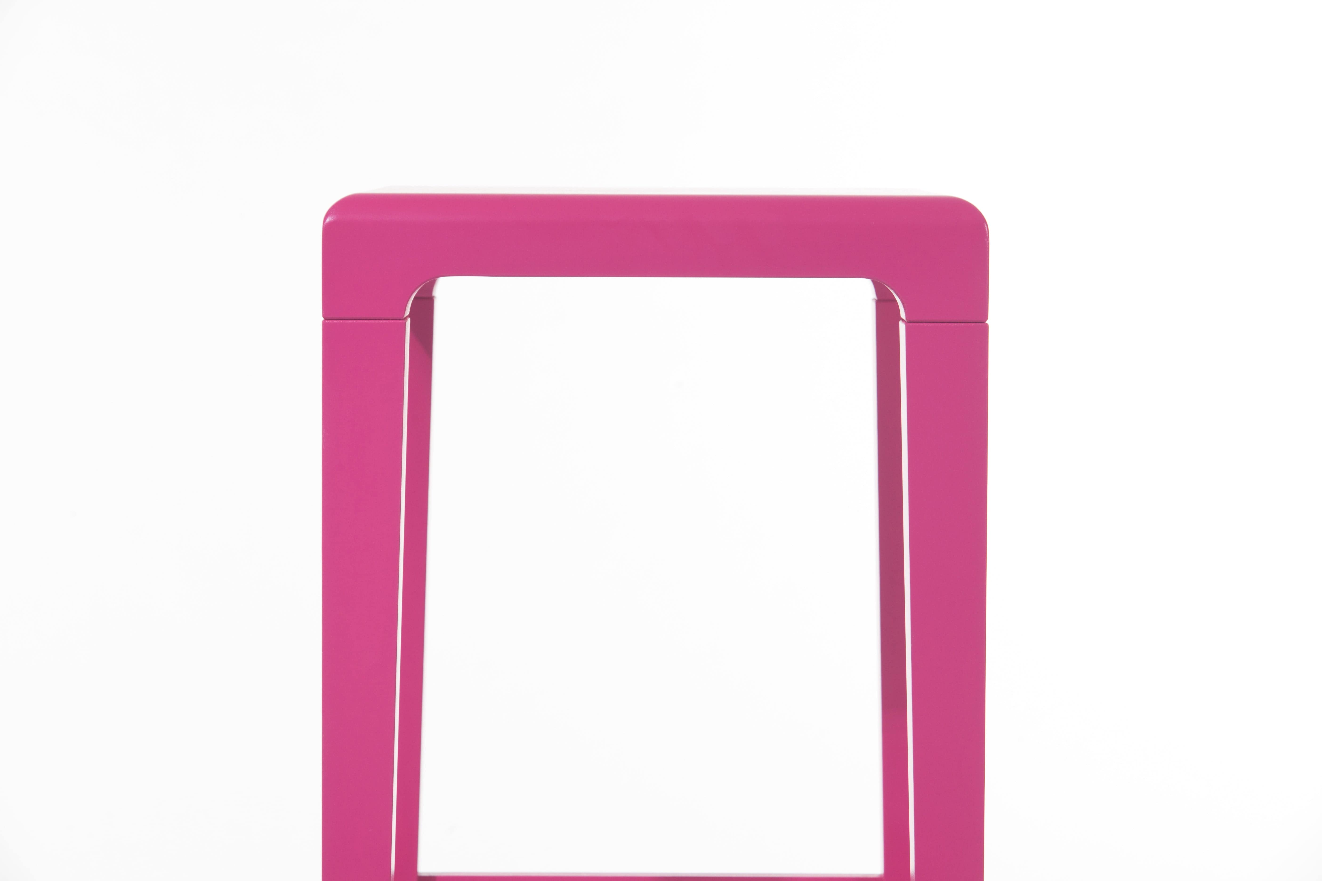 Sedia in rovere Rioja Pink Small, l32xl32xh64 cm (1)
