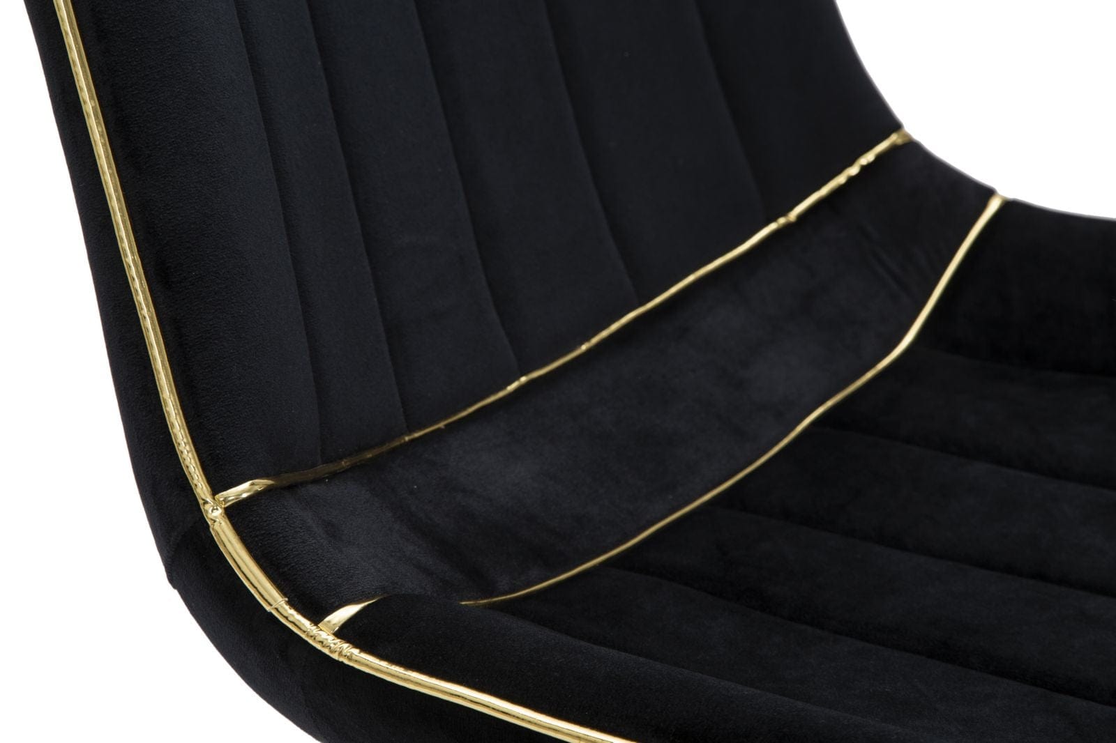 Sedia Paris Nera/Gold Set 2 Pz cm 51x59x79 (7)