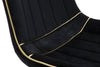 Sedia Paris Nera/Gold Set 2 Pz cm 51x59x79 (7)