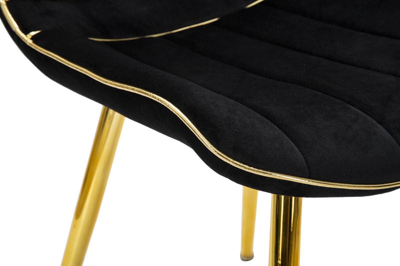 Sedia Paris Nera/Gold Set 2 Pz cm 51x59x79 (8)