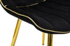 Sedia Paris Nera/Gold Set 2 Pz cm 51x59x79 (8)