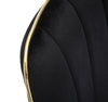 Sedia Paris Nera/Gold Set 2 Pz cm 51x59x79 (9)