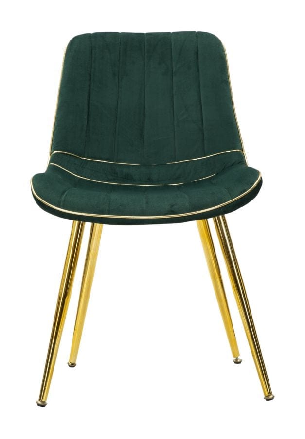 Sedia Paris Verde/Gold Set 2 Pz cm 51x59x79 (3)