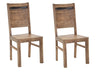 Sedia Yellowstone Set 2 Pz cm 45x45x100 (Legno Di Acacia Nilotica)