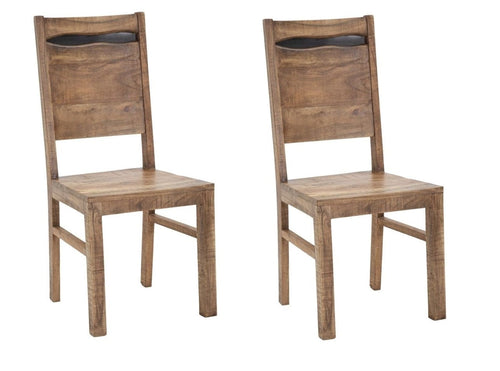 Sedia Yellowstone Set 2 Pz cm 45x45x100 (Legno Di Acacia Nilotica)