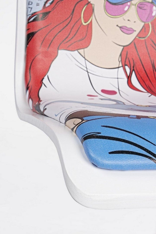 Sedie da scrivania per bambini in ecopelle Cartoon Multicolore (6)