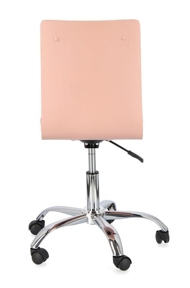 Sedie da scrivania per bambini in ecopelle Hearts Rosa (3)