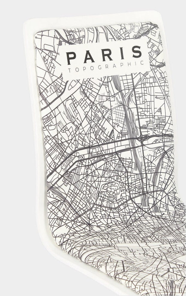 Sedie da scrivania per bambini in ecopelle Paris Bianco e Nero (5)