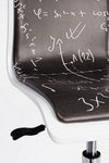 Sedie da scrivania per bambini in ecopelle Smoke Bianco e Nero (7)