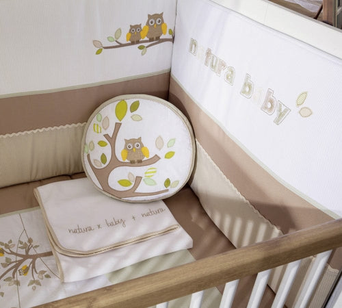 Set 9 pezzi di biancheria per culla Natura Baby, 75 x 115 cm (1)