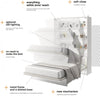 Set camera da letto Bed Concept Verticale Bianco Opaco, 2 pezzi (6)