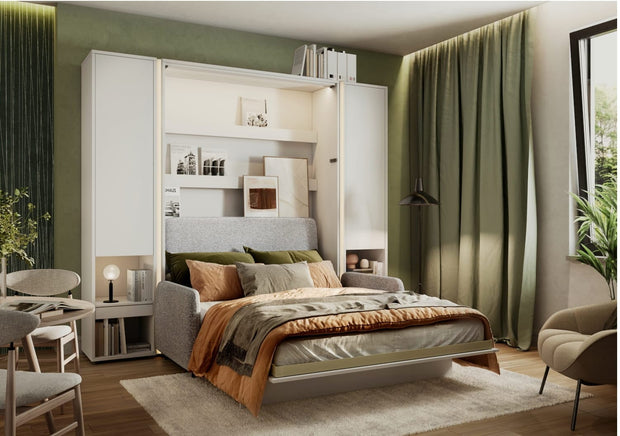 Set camera da letto Bed Concept Verticale Bianco Opaco, 2 pezzi (8)
