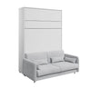 Set camera da letto Bed Concept Verticale Bianco Opaco, 2 pezzi
