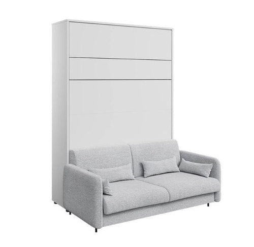 Set camera da letto Bed Concept Verticale Bianco Opaco, 2 pezzi