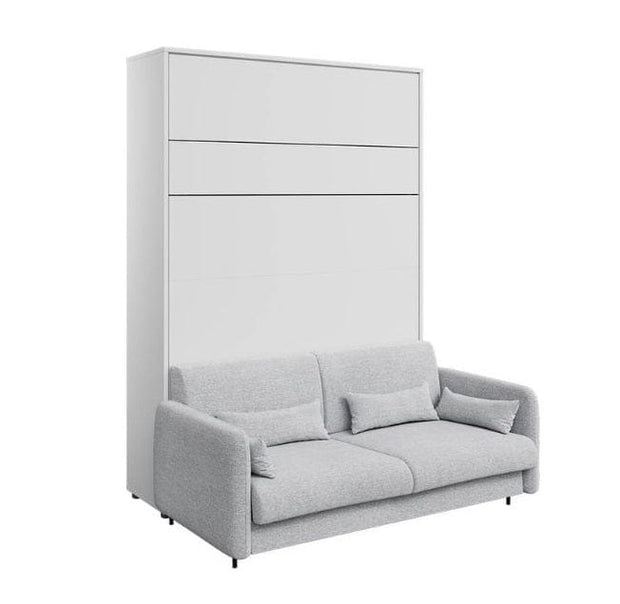 Set camera da letto Bed Concept Verticale Bianco Opaco, 2 pezzi