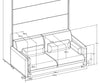 Set camera da letto Bed Concept Verticale Quercia, 2 pezzi (6)