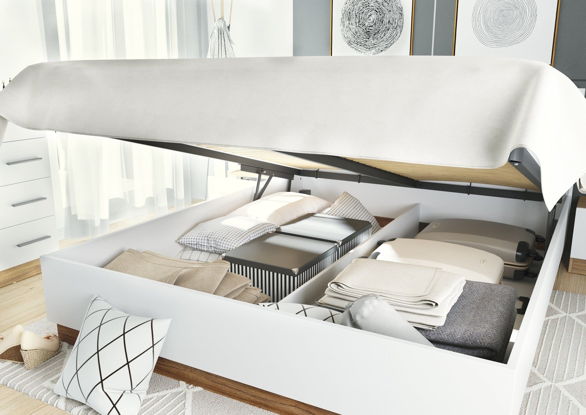 Set camera da letto Dentro Bianco Opaco, 5 pezzi (11)
