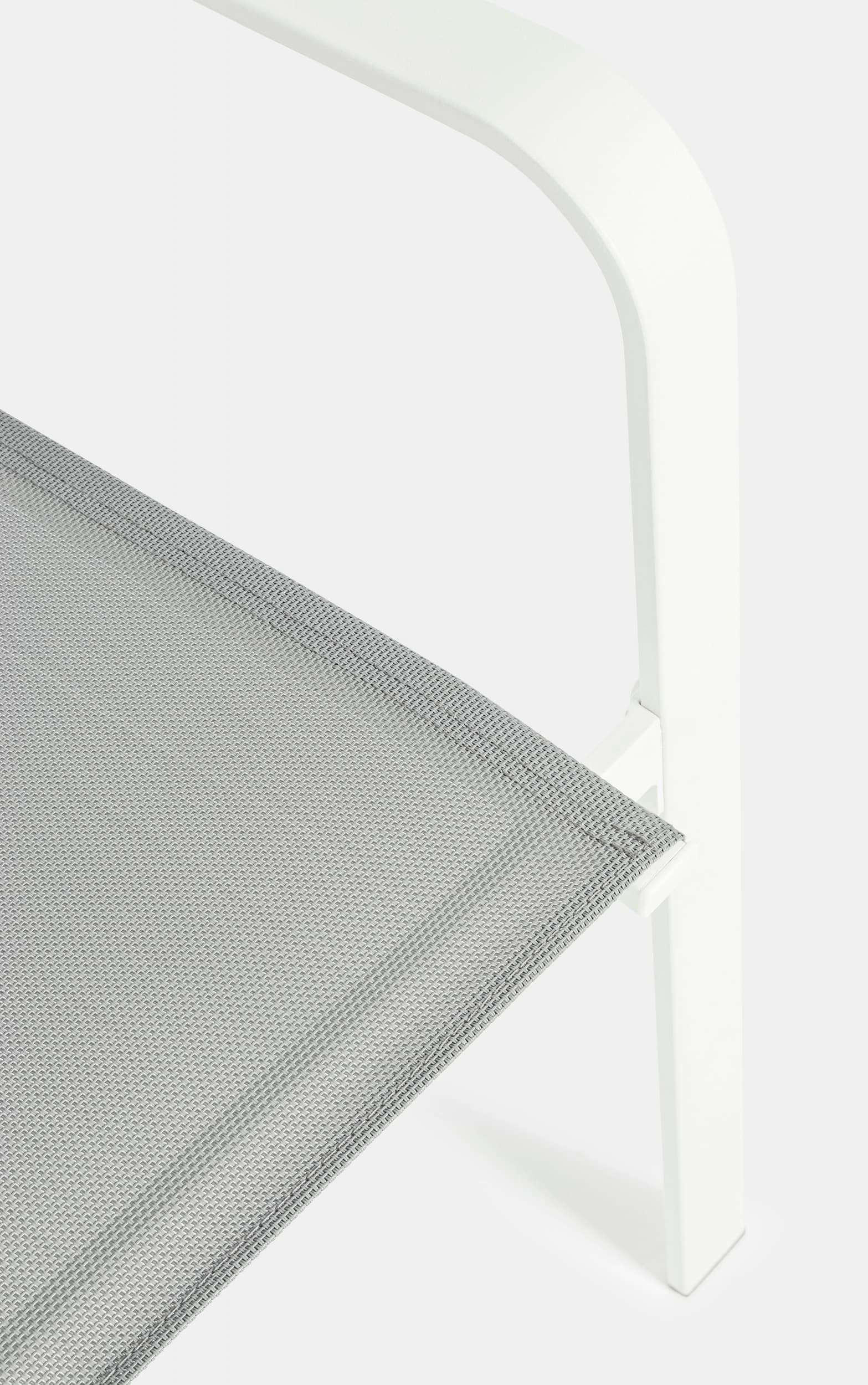 Set da giardino 4 posti con tavolino Arent Bianco (2)