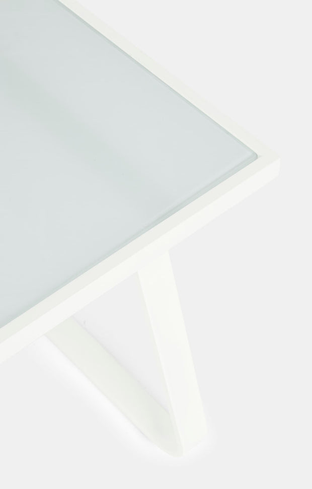 Set da giardino 4 posti con tavolino Arent Bianco (4)