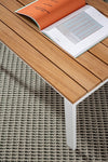 Set da giardino 4 posti con tavolino Belmar Bianco (2)