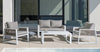 Set da giardino 4 posti con tavolino Captiva Grigio (3)