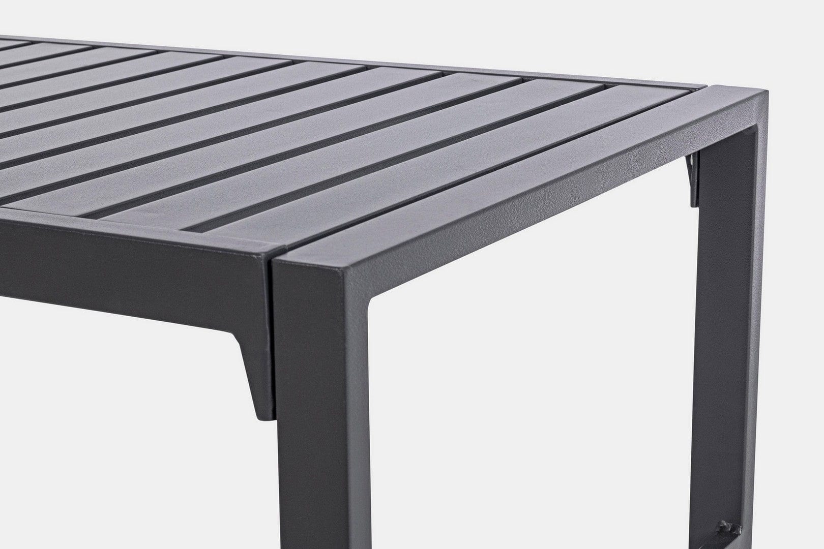 Set da giardino 4 posti con tavolino Lorillard Grigio (7)